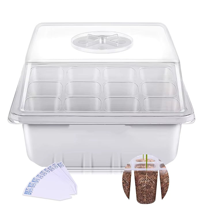 Holes Garden Green Seed Trays Seedling Tray Kit Set