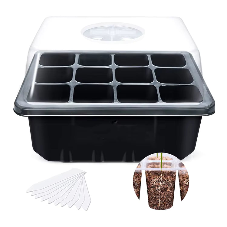 Holes Garden Green Seed Trays Seedling Tray Kit Set