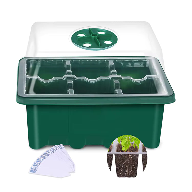 Holes Garden Green Seed Trays Seedling Tray Kit Set