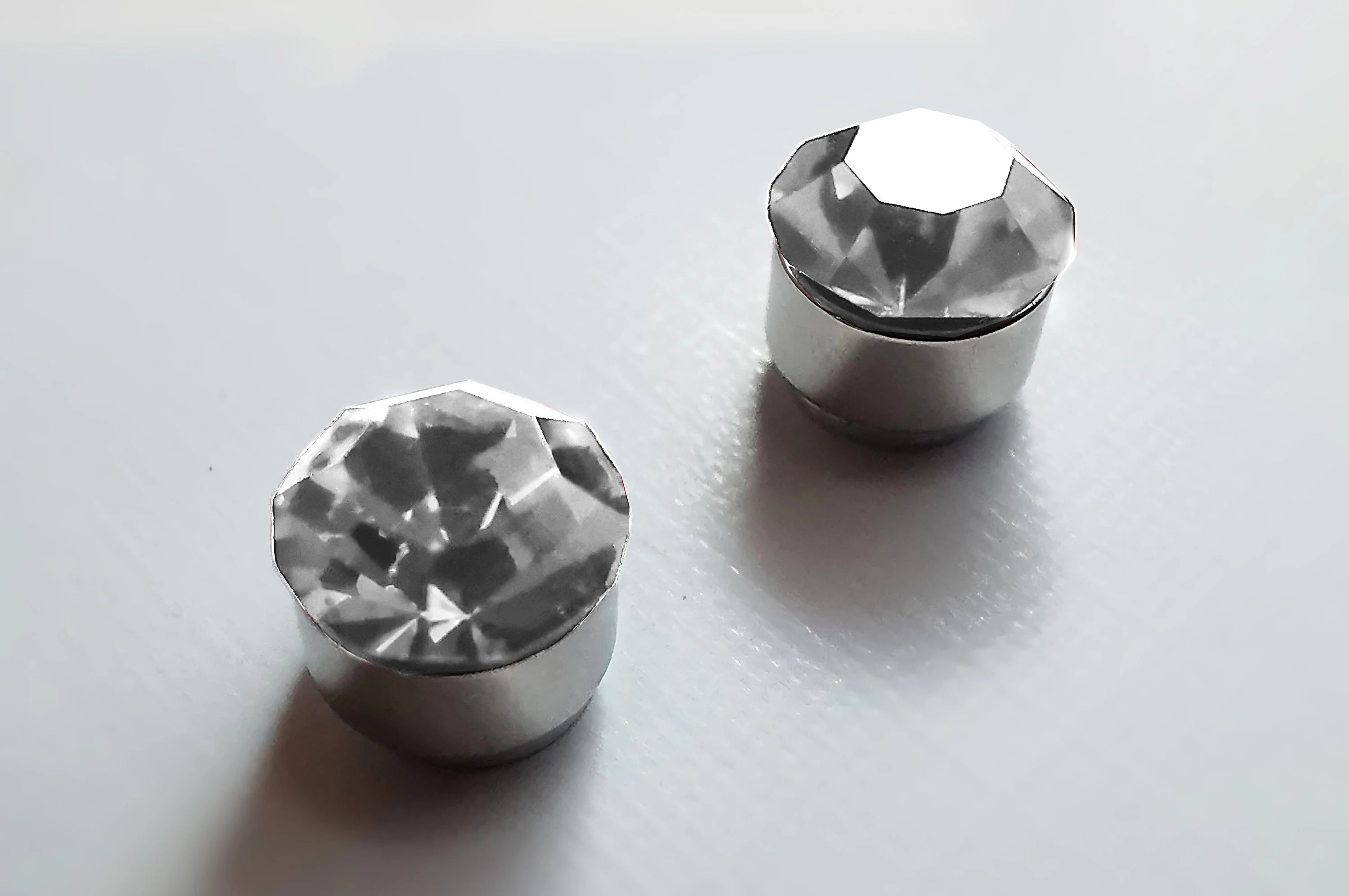 Magnetic Crystal Earring Stud