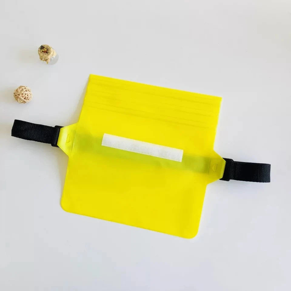 Waterproof PVC Shoulder Bag, Secure Travel Pouch