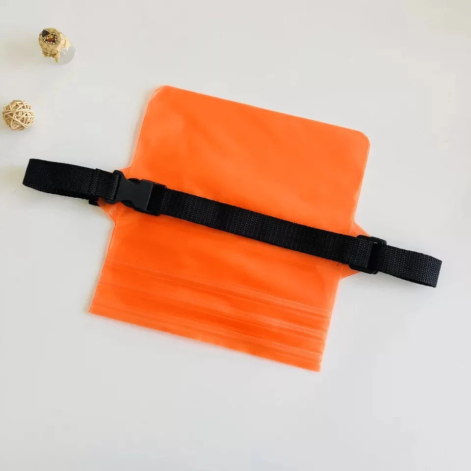 Waterproof PVC Shoulder Bag, Secure Travel Pouch