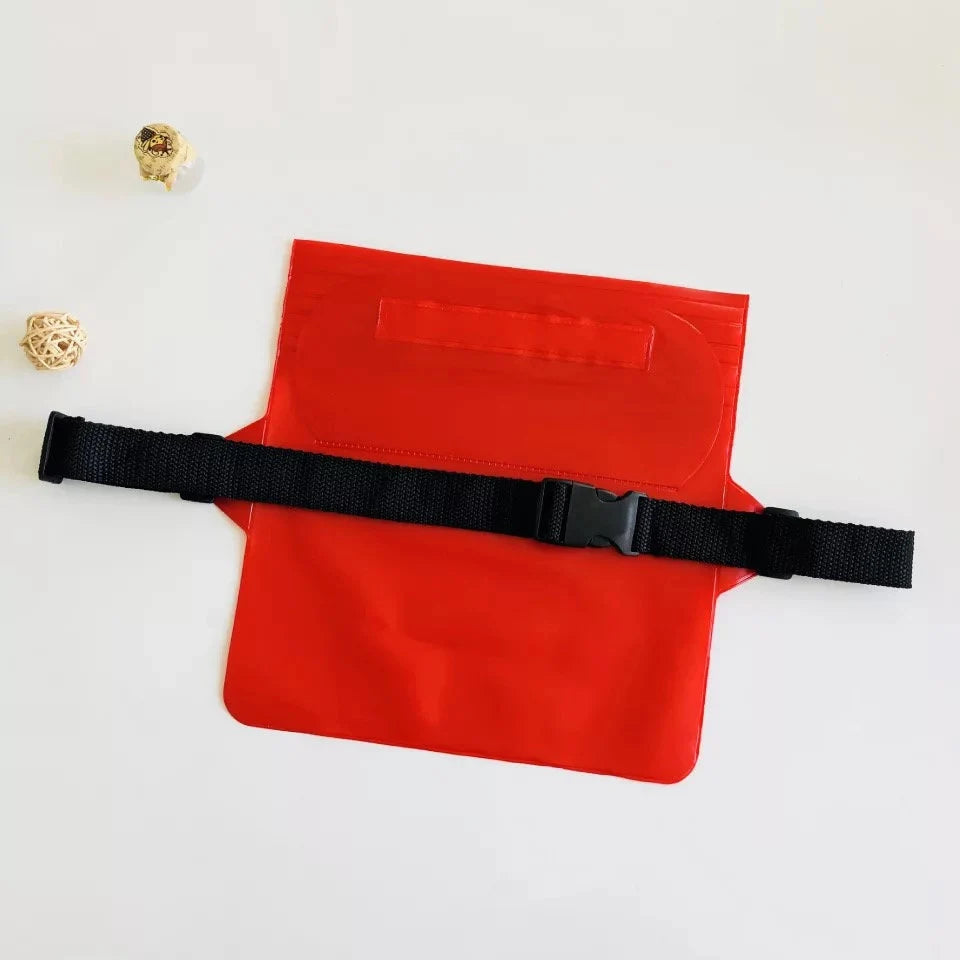 Waterproof PVC Shoulder Bag, Secure Travel Pouch